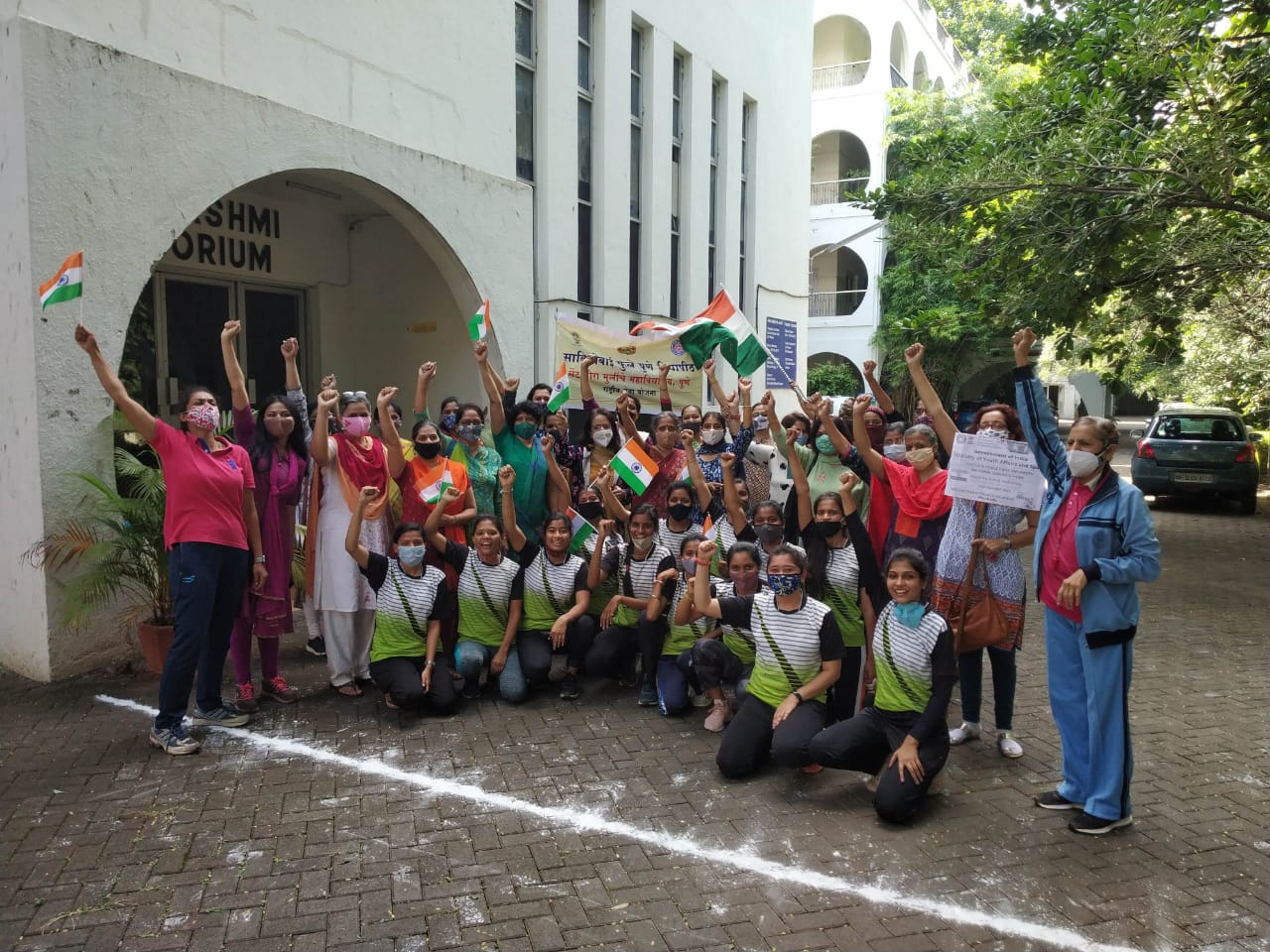 Fit India- Freedom Run (All the participants after competing the Race)